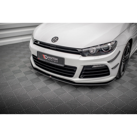 Maxton Design "Street Pro" spoiler pod přední nárazník pro Volkswagen Scirocco R Mk3, plast ABS bez povrchové úpravy