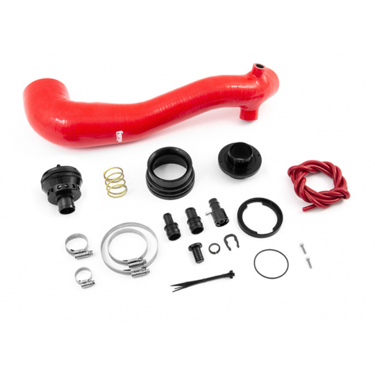 Forge Motorsport blow off ventil pro Seat Ibiza Mk5 KJ 1.5 TSI 2017-2021, barva hadice: červená Forge Motorsport blow off ventil pro Seat Ibiza Mk5 KJ 1.5 TSI 2017-2021, barva hadice: červená