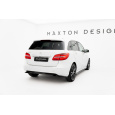 Maxton Design boční difuzory pod zadní nárazník pro Mercedes třída B W246, černý lesklý plast ABS