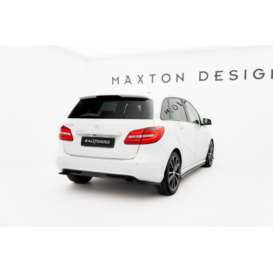 Maxton Design boční difuzory pod zadní nárazník pro Mercedes třída B W246, černý lesklý plast ABS Maxton Design boční difuzory pod zadní nárazník pro Mercedes třída B W246, černý lesklý plast ABS