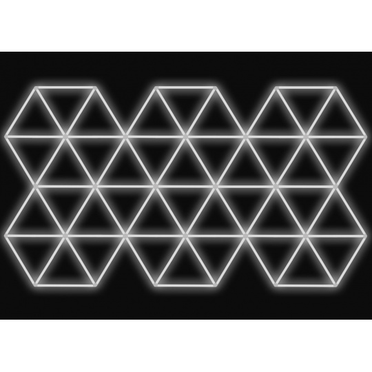 Kompletní LED svítidlo, rozměr: 482,8 x 279,6 cm ver. 2, teplota světla: bílá 6500 K