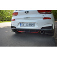 Maxton Design vložka zadního nárazníku pro Hyundai i30 N Mk3, černý lesklý plast ABS