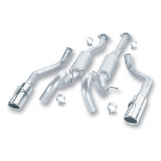 Borla Cat-Back výfukový systém "S-Type" pro Ford Mustang GT 4,6l V8 RWD 2-dvéř. Coupé/Convertible, r.v. od 99-04