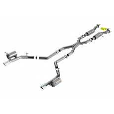 Borla Cat-Back výfukový systém "S-Type" pro Dodge Durango SRT Hellcat 6,2l s aut. převodovkou, 4-dvéř., r.v. 2021, typ koncovek: chromové