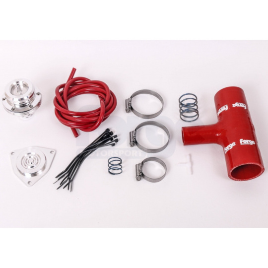 Forge Motorsport kompletní sada Blow Off Ventilu (BOV) pro Renault Mégane 225/230, barva hadic: červená Forge Motorsport kompletní sada Blow Off Ventilu (BOV) pro Renault Mégane 225/230, barva hadic: červená