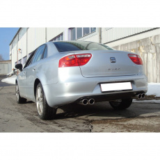 Fox Sportauspuff koncový tlumič výfuku s koncovkou 2x76 Typ 16 na obou stranách pro Seat Exeo 2,0l TFSI s motorem 2.0