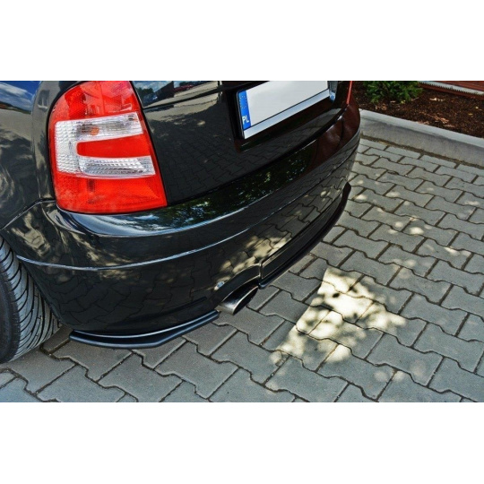 Maxton Design spoiler pod zadní nárazník pro Škoda Fabia RS Mk1, černý lesklý plast ABS Maxton Design spoiler pod zadní nárazník pro Škoda Fabia RS Mk1, černý lesklý plast ABS