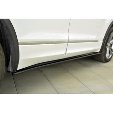 Maxton Design difuzory pod boční prahy pro Volkswagen Tiguan Mk2 R-Line, černý lesklý plast ABS