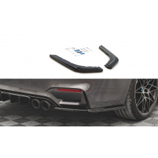 Maxton Design boční difuzory pod zadní nárazník ver.2 pro BMW řada M4 F82, Carbon-Look