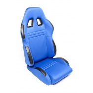TA Technix sportovní sedačka sklopná - modrá Alcantara, levá