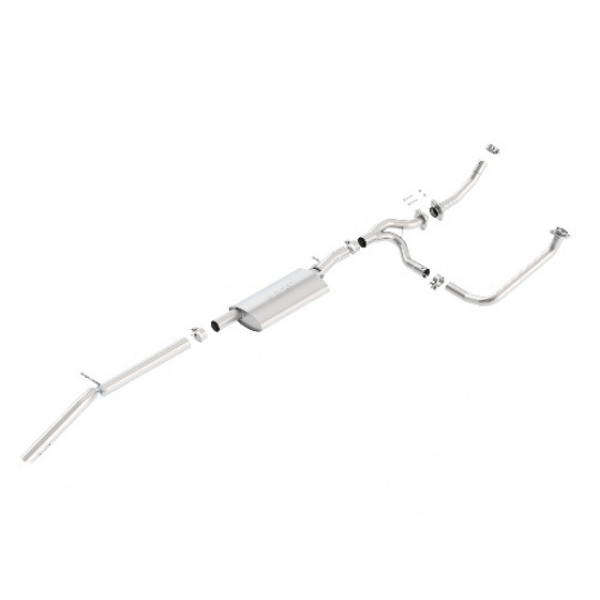 Borla Cat-Back výfukový systém "S-Type" pro Jeep Wrangler JKU "Climber" 3,6l V6 4-dvéř. r.v. od 12-18