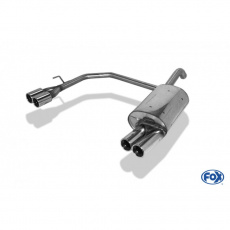 Fox Sportauspuff koncový tlumič výfuku s koncovkou 2x80 Typ 13 na obou stranách pro Toyota Corolla s motorem 1.8