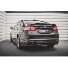 Maxton Design vložka zadního nárazníku pro Ford Mondeo Mk5, černý lesklý plast ABS Maxton Design vložka zadního nárazníku pro Ford Mondeo Mk5, černý lesklý plast ABS