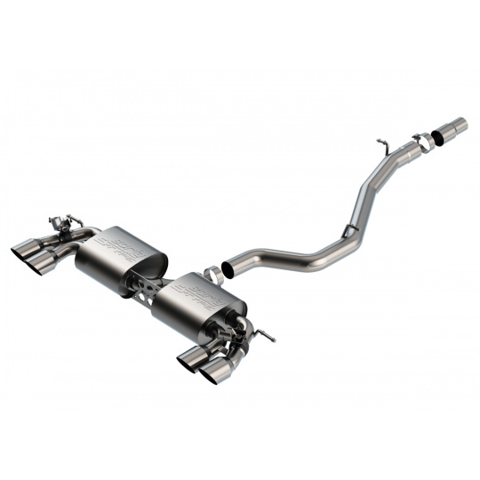 Borla Cat-Back výfukový systém S-Type pro Volkswagen Golf 7.5 R 2,0l Turbo AWD, 4-dvéř., r.v. 2018-2019