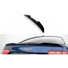 Maxton Design prodloužení spoileru 3d pro Audi A5 8T, černý lesklý plast ABS, Coupe