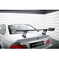 Maxton Design zadní křídlo s úzce rozkročenými držáky pro BMW řada 3 E46, E46 Facelift, pravý karbon