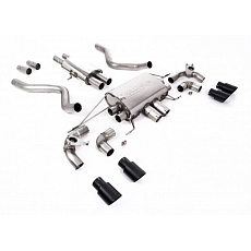 Milltek Sport výfukový systém OPF/GPF Back s rezonátorem s klapkami pro Land rover Defender 90 5.0 V8 525PS (s OPF/GPF a bez OPF/GPF) 2021-2024, GT-90 dvojité černé koncovky Milltek Sport výfukový systém OPF/GPF Back s rezonátorem s klapkami pro Land rover Defender 90 5.0 V8 525PS (s OPF/GPF a bez OPF/GPF) 2021-2024, GT-90 dvojité černé koncovky