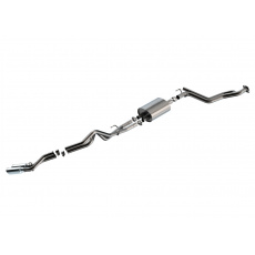 Borla Cat-Back výfukový systém "S-Type" pro Toyota Tacoma 2.4L 4Cyl., automat/manual, vč. hybrid, 2WD/4WD, EC s SB (6'2'') 131,9 rozvor / CDC s SB (5' 0'') 131,9'' rozvor, r.v. 2024-2025, typ koncovek: chromové