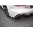 Maxton Design boční difuzory pod zadní nárazník ver.2 pro Audi RS7 C8, černý lesklý plast ABS
