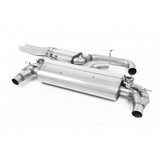 Milltek sport ValveSonic výfukový systém cat-back bez rezonátoru pro Audi RS3 Sportback 400PS (8V MQB - Facelift) bez OPF/GPF 2017-2018, typ koncovek: oválné leštěné