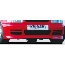 Rieger spoiler pod přední nárazník pro Volkswagen Polo 4 6N 3-dvéř., 5-dvéř., r.v. 10/94-01, plast ABS bez povrchové úpravy, "flat version", se styling paketem
