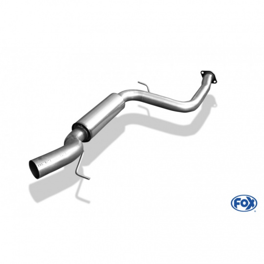 Fox Sportauspuff přední díl s tlumičem pro Volvo C70 II 2006- s motorem 2.5