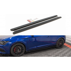 Maxton Design difuzory pod boční prahy pro Seat Leon Cupra Mk3 Facelift, Carbon-Look