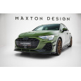 Maxton Design spoiler pod přední nárazník ver.2 pro Audi A3 8Y Facelift, černý lesklý plast ABS, S-Line / S-Line Sedan