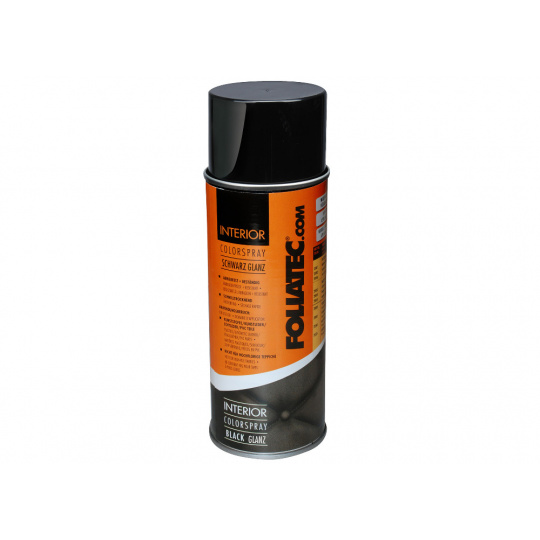 FOLIATEC barva na interiér - Interior Color Spray 400ml, barva: černá lesklá
