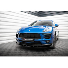 Maxton Design spoiler pod přední nárazník pro Porsche Macan Mk1, černý lesklý plast ABS Maxton Design spoiler pod přední nárazník pro Porsche Macan Mk1, černý lesklý plast ABS