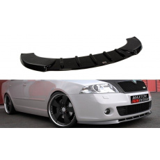 Maxton Design spoiler pod přední nárazník RS před faceliftem pro Škoda Octavia RS Mk2, černý lesklý plast ABS Maxton Design spoiler pod přední nárazník RS před faceliftem pro Škoda Octavia RS Mk2, černý lesklý plast ABS