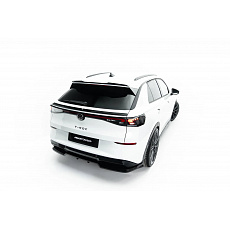 Maxton Design horní prodloužení spoileru pro Volkswagen T-Roc R-line Mk2, černý lesklý plast ABS