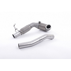 Milltek Sport downpipe a Hi-Flow sportovní katalyzátor pro Volkswagen Golf MK7.5 GTi (bez Performance Pack, bez GPF) 2017-2018, pouze pro Milltek Sport Cat Back systém