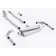 Milltek Sport výfukový systém cat-back bez rezonátoru a klapek (nejhlasitější) pro Mercedes třída A A35 AMG 2.0 Turbo (Sedan - bez OPF/GPF) 2019-2024, využívá originálních koncovek