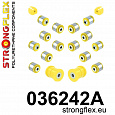 036242A: Strongflex Sada silentbloků zadního zavěšení varianta SPORT