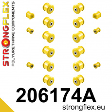 206174A: Strongflex Kompletní sada polyuretanových silentbloků pro zavěšení varianta SPORT 206174A: Strongflex Kompletní sada polyuretanových silentbloků pro zavěšení varianta SPORT