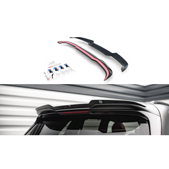 Maxton Design prodloužení spoileru pro BMW X5 M G05, černý lesklý plast ABS