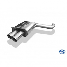 Fox Sportauspuff koncový tlumič výfuku s koncovkou 2x80 Typ 25 pro BMW řada 3 E90, E91, E92 s motorem 3.0 d