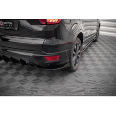 Maxton Design boční difuzory pod zadní nárazník pro Ford Escape MK3 ST-Line, černý lesklý plast ABS