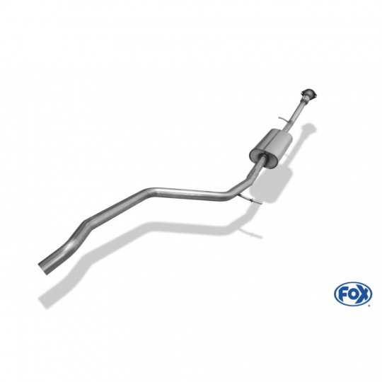 Fox Sportauspuff přední díl s tlumičem pro Dacia Duster 4x2 2012- s motorem 1.2 TCe Fox Sportauspuff přední díl s tlumičem pro Dacia Duster 4x2 2012- s motorem 1.2 TCe