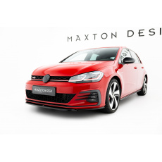 Maxton Design spoiler pod přední nárazník ver.5 pro Volkswagen Golf GTI Mk7 Facelift, černý lesklý plast ABS Maxton Design spoiler pod přední nárazník ver.5 pro Volkswagen Golf GTI Mk7 Facelift, černý lesklý plast ABS