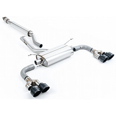 Milltek Sport výfukový systém secondary cat-back s rezonátorem (tišší) pro Toyota GR86 2.4l 2022-2024, černé koncovky Milltek Sport výfukový systém secondary cat-back s rezonátorem (tišší) pro Toyota GR86 2.4l 2022-2024, černé koncovky