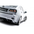 Maxton Design boční difuzory pod zadní nárazník pro Lexus IS Mk2, černý lesklý plast ABS