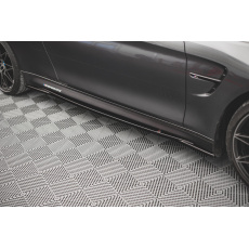 Maxton Design difuzory pod boční prahy pro BMW M4 F82, černý lesklý plast ABS Maxton Design difuzory pod boční prahy pro BMW M4 F82, černý lesklý plast ABS