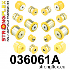 036061A: Strongflex Sada silentbloků zadního zavěšení varianta SPORT 036061A: Strongflex Sada silentbloků zadního zavěšení varianta SPORT
