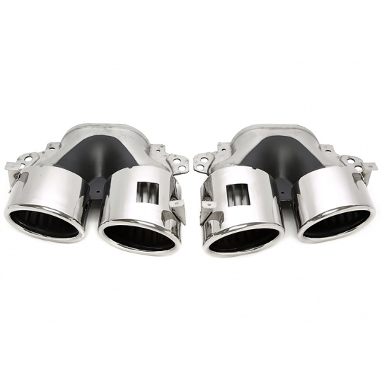 TA Technix koncovky pro Mercedes A 45 (W177, od 2018) v chromovém provedení