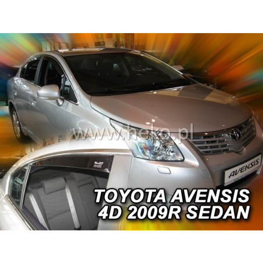 HEKO ofuky oken Toyota Avensis sedan (2009-2018) přední + zadní
