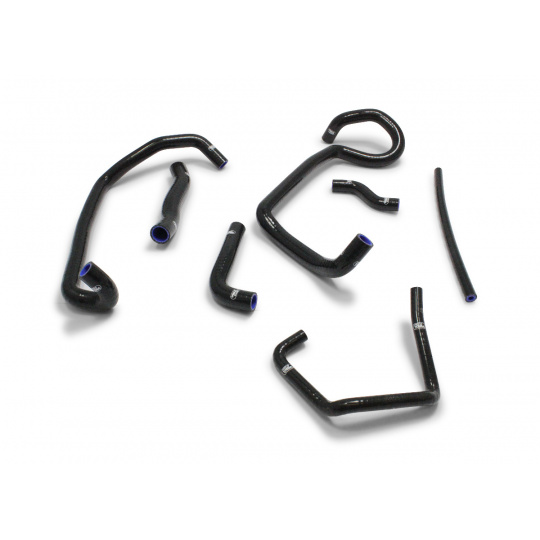 Samco Sport 7-dílná sada silikonových hadic pro doplňkové vedení chladicí kapaliny pro Nissan 200SX S15 1999 - s pravostranným řízením, barva: modrá