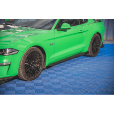 Maxton Design "Street Pro" difuzory pod boční prahy s křidélky ver.1 pro Ford Mustang MK6 GT Facelift, plast ABS bez povrchové úpravy Maxton Design "Street Pro" difuzory pod boční prahy s křidélky ver.1 pro Ford Mustang MK6 GT Facelift, plast ABS bez povrchové úpravy