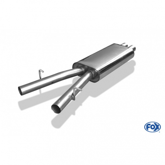 Fox Sportauspuff středový tlumič výfuku pro Jaguar XJ s motorem 3.5, 4.2 Fox Sportauspuff středový tlumič výfuku pro Jaguar XJ s motorem 3.5, 4.2